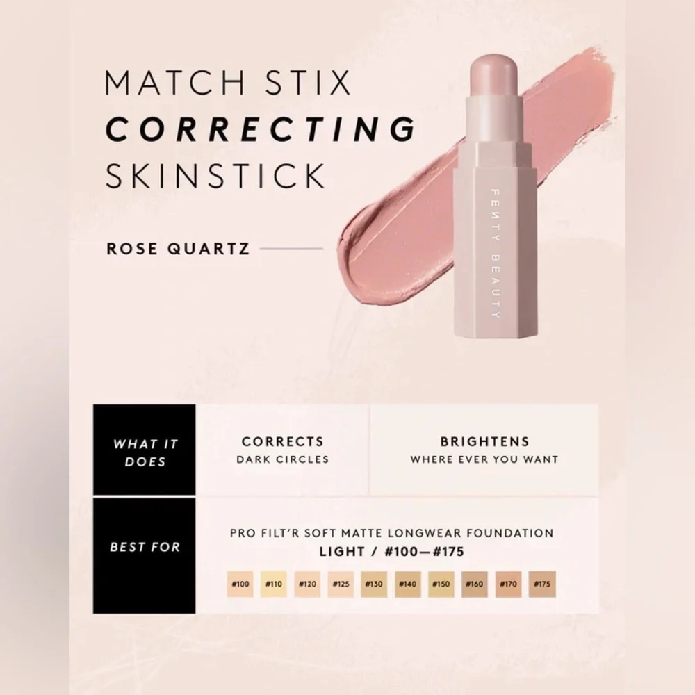 Fenty Beauty 01 Rose Quartz Match Stix Correcting Skinstick